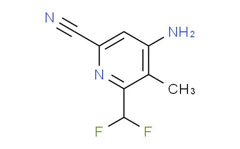 AM134889 | 1805262-10-5 | 4-Amino-6-cyano-2-(difluoromethyl)-3-methylpyridine