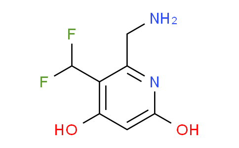 2-(Aminomethyl)-3-(difluoromethyl)-4,6-dihydroxypyridine