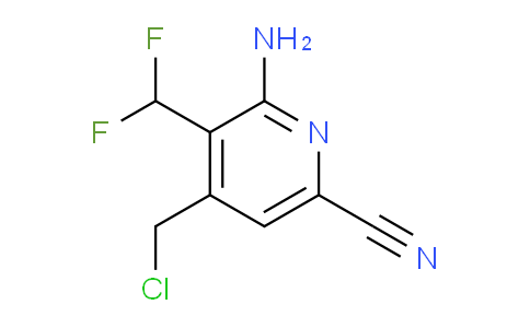 2-Amino-4-(chloromethyl)-6-cyano-3-(difluoromethyl)pyridine