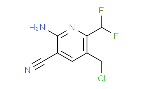 2-Amino-5-(chloromethyl)-3-cyano-6-(difluoromethyl)pyridine