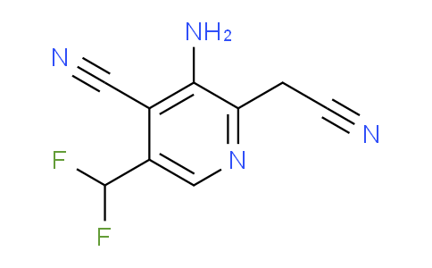 3-Amino-4-cyano-5-(difluoromethyl)pyridine-2-acetonitrile