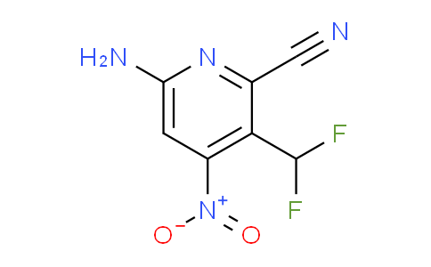 6-Amino-2-cyano-3-(difluoromethyl)-4-nitropyridine