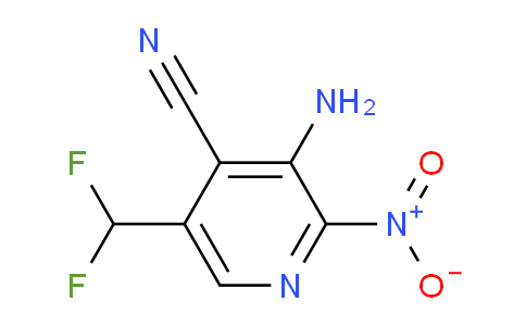AM134922 | 1805335-65-2 | 3-Amino-4-cyano-5-(difluoromethyl)-2-nitropyridine