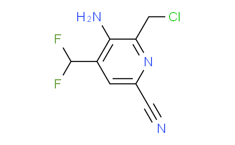 AM134934 | 1806837-26-2 | 3-Amino-2-(chloromethyl)-6-cyano-4-(difluoromethyl)pyridine