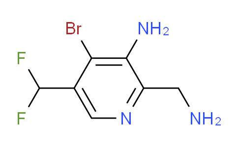 3-Amino-2-(aminomethyl)-4-bromo-5-(difluoromethyl)pyridine