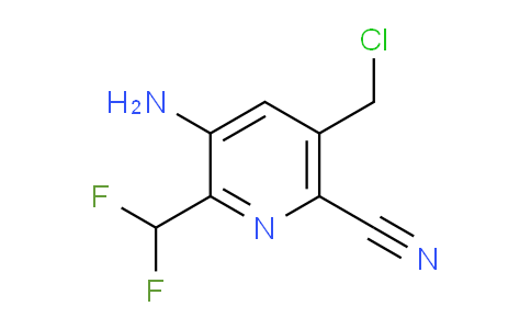 3-Amino-5-(chloromethyl)-6-cyano-2-(difluoromethyl)pyridine