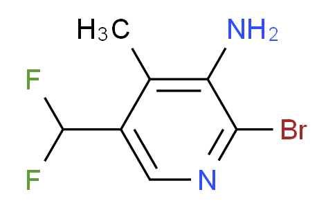 3-Amino-2-bromo-5-(difluoromethyl)-4-methylpyridine