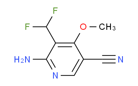 2-Amino-5-cyano-3-(difluoromethyl)-4-methoxypyridine