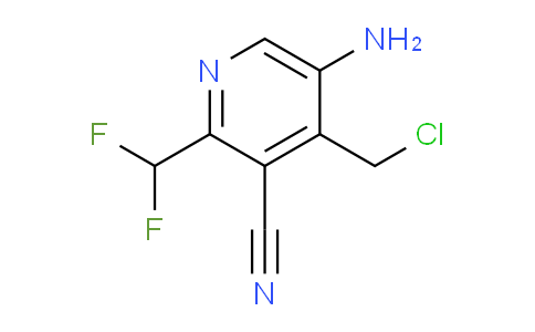 5-Amino-4-(chloromethyl)-3-cyano-2-(difluoromethyl)pyridine