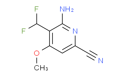 2-Amino-6-cyano-3-(difluoromethyl)-4-methoxypyridine
