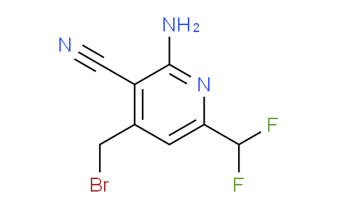 AM134990 | 1806841-37-1 | 2-Amino-4-(bromomethyl)-3-cyano-6-(difluoromethyl)pyridine