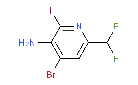 AM135010 | 1806895-85-1 | 3-Amino-4-bromo-6-(difluoromethyl)-2-iodopyridine