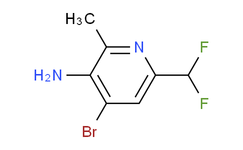AM135039 | 1805333-86-1 | 3-Amino-4-bromo-6-(difluoromethyl)-2-methylpyridine