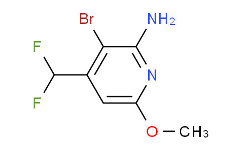 AM135040 | 1805287-76-6 | 2-Amino-3-bromo-4-(difluoromethyl)-6-methoxypyridine