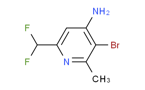 AM135043 | 1806843-34-4 | 4-Amino-3-bromo-6-(difluoromethyl)-2-methylpyridine