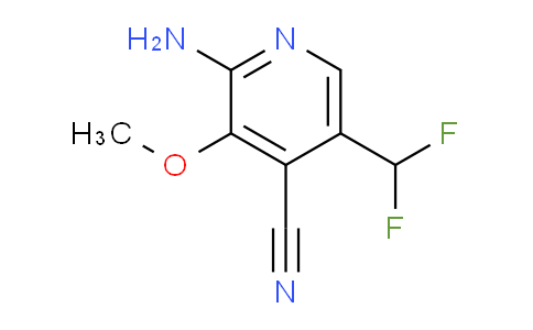 2-Amino-4-cyano-5-(difluoromethyl)-3-methoxypyridine