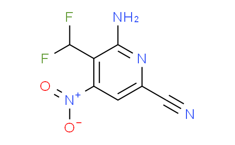 2-Amino-6-cyano-3-(difluoromethyl)-4-nitropyridine