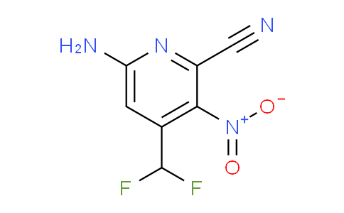 6-Amino-2-cyano-4-(difluoromethyl)-3-nitropyridine