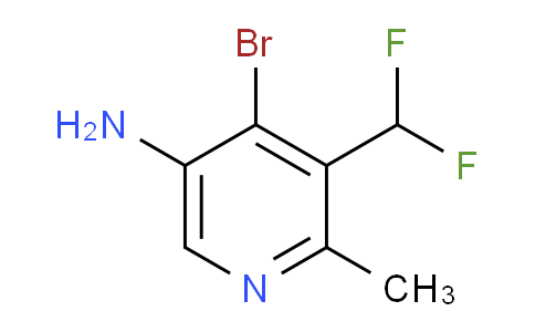 5-Amino-4-bromo-3-(difluoromethyl)-2-methylpyridine