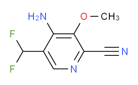 4-Amino-2-cyano-5-(difluoromethyl)-3-methoxypyridine