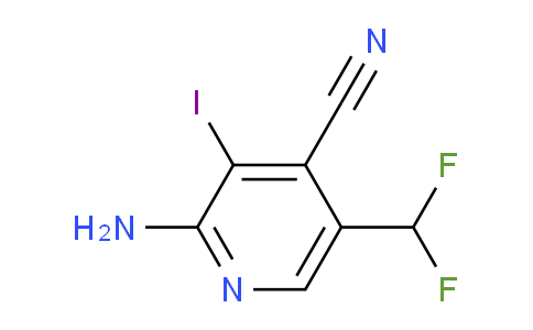 AM135081 | 1805111-34-5 | 2-Amino-4-cyano-5-(difluoromethyl)-3-iodopyridine
