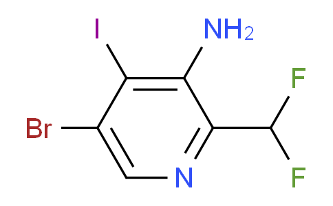 AM135086 | 1804697-10-6 | 3-Amino-5-bromo-2-(difluoromethyl)-4-iodopyridine