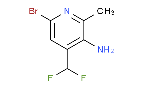 AM135090 | 1806831-04-8 | 3-Amino-6-bromo-4-(difluoromethyl)-2-methylpyridine