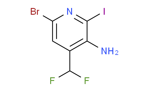 AM135109 | 1806824-35-0 | 3-Amino-6-bromo-4-(difluoromethyl)-2-iodopyridine