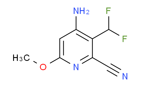 AM135121 | 1806812-30-5 | 4-Amino-2-cyano-3-(difluoromethyl)-6-methoxypyridine