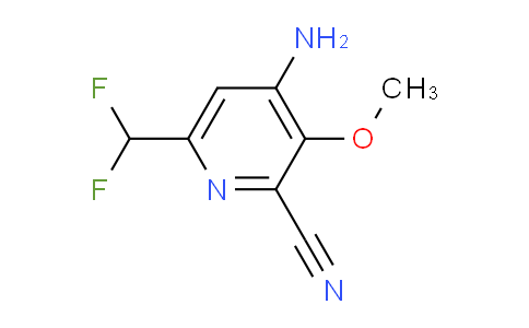 4-Amino-2-cyano-6-(difluoromethyl)-3-methoxypyridine