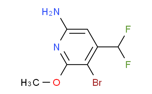 6-Amino-3-bromo-4-(difluoromethyl)-2-methoxypyridine