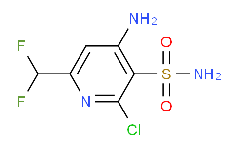 4-Amino-2-chloro-6-(difluoromethyl)pyridine-3-sulfonamide