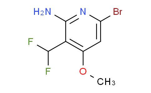 2-Amino-6-bromo-3-(difluoromethyl)-4-methoxypyridine