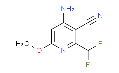 4-Amino-3-cyano-2-(difluoromethyl)-6-methoxypyridine