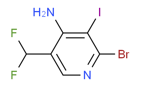 AM135145 | 1805258-83-6 | 4-Amino-2-bromo-5-(difluoromethyl)-3-iodopyridine