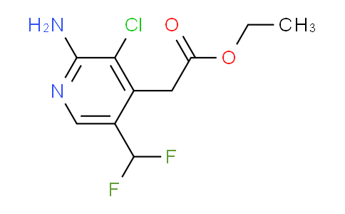 AM135181 | 1805266-30-1 | Ethyl 2-amino-3-chloro-5-(difluoromethyl)pyridine-4-acetate