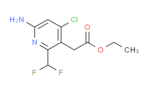 AM135182 | 1805346-10-4 | Ethyl 6-amino-4-chloro-2-(difluoromethyl)pyridine-3-acetate