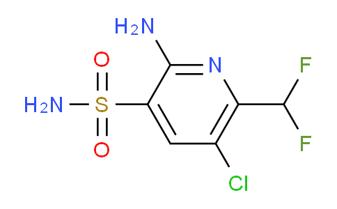 2-Amino-5-chloro-6-(difluoromethyl)pyridine-3-sulfonamide