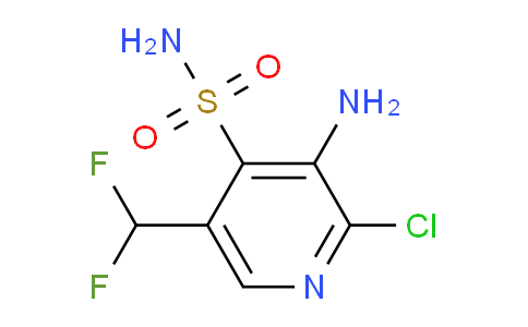 3-Amino-2-chloro-5-(difluoromethyl)pyridine-4-sulfonamide