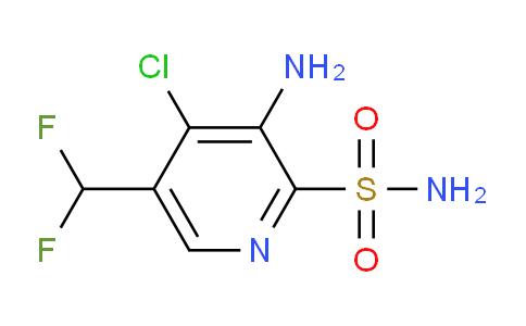 3-Amino-4-chloro-5-(difluoromethyl)pyridine-2-sulfonamide