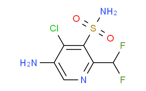 5-Amino-4-chloro-2-(difluoromethyl)pyridine-3-sulfonamide