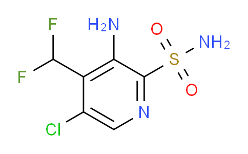 3-Amino-5-chloro-4-(difluoromethyl)pyridine-2-sulfonamide