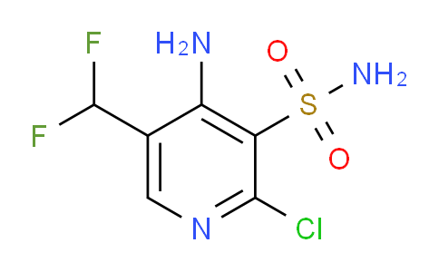 4-Amino-2-chloro-5-(difluoromethyl)pyridine-3-sulfonamide