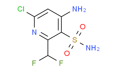 4-Amino-6-chloro-2-(difluoromethyl)pyridine-3-sulfonamide