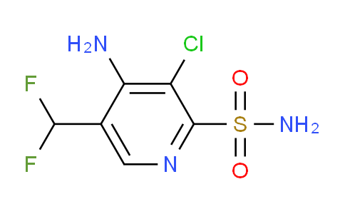 4-Amino-3-chloro-5-(difluoromethyl)pyridine-2-sulfonamide