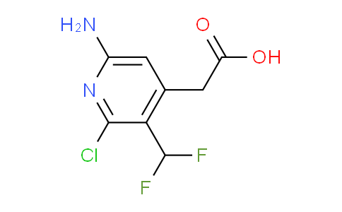 6-Amino-2-chloro-3-(difluoromethyl)pyridine-4-acetic acid