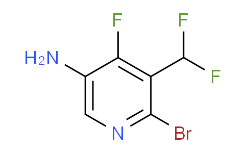 5-Amino-2-bromo-3-(difluoromethyl)-4-fluoropyridine