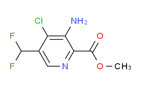 AM135231 | 1806832-05-2 | Methyl 3-amino-4-chloro-5-(difluoromethyl)pyridine-2-carboxylate