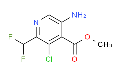 AM135234 | 1806832-15-4 | Methyl 5-amino-3-chloro-2-(difluoromethyl)pyridine-4-carboxylate