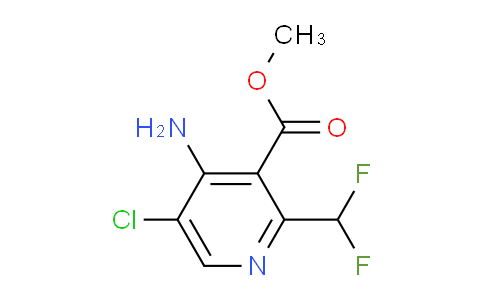 Methyl 4-amino-5-chloro-2-(difluoromethyl)pyridine-3-carboxylate